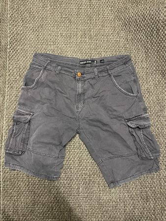 Indicode Jeans Cargo Shorts grau Grösse XL