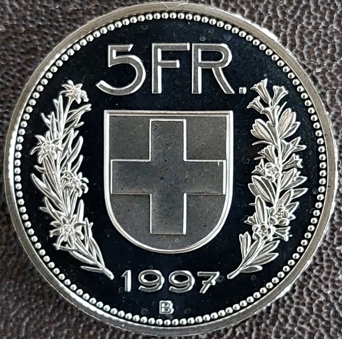 Alle Münzen: 5 Franken 1997 stgl. / aus Münzsatz – Neu (gemäss Beschreibung) aus Arch von coinsandmore