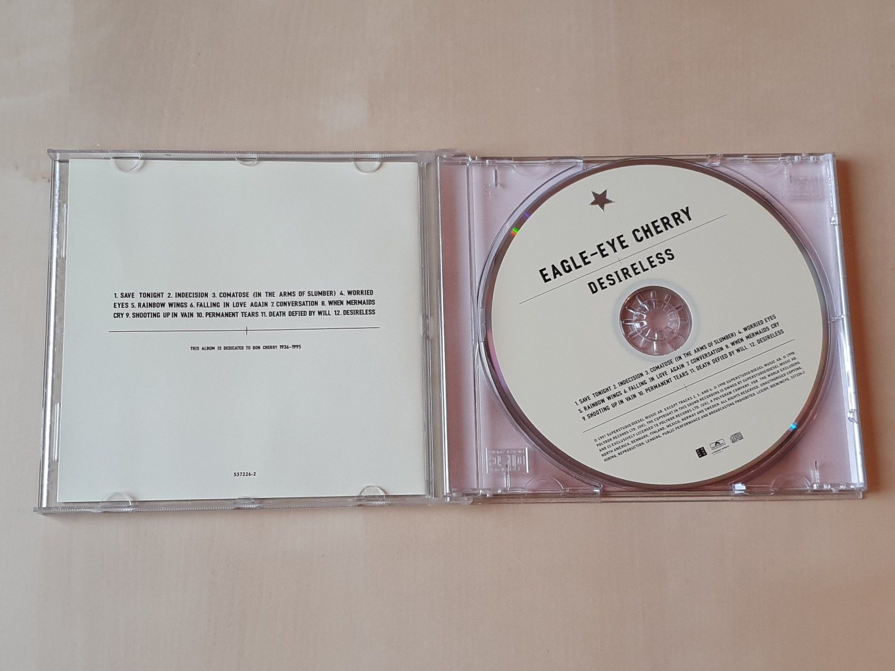 CD: Eagle-Eye Cherry Desireless – Usato da Stansstad venduto da collectorsshop 2