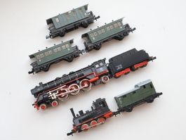 Minitrix 2 x Loks + Wagen Set - Spur N