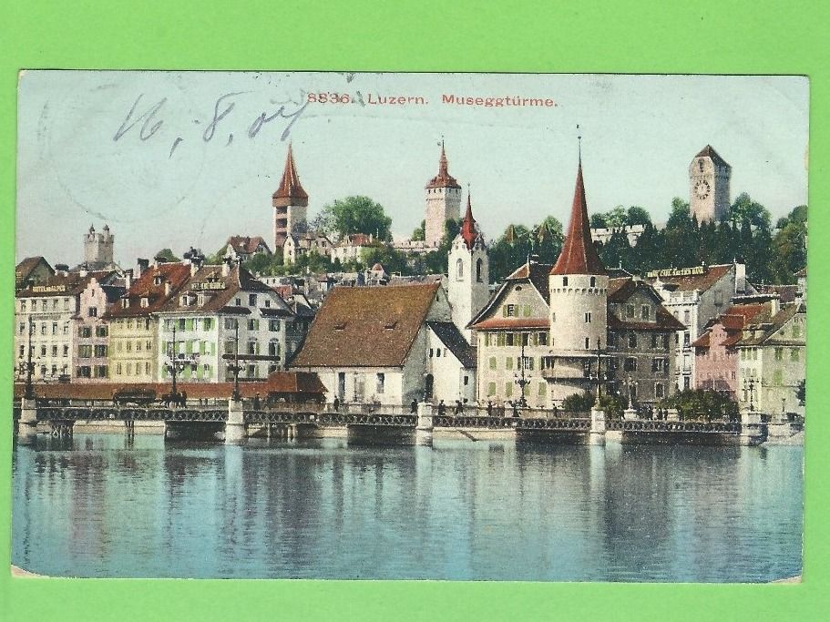 Cartoline postali: Luzern, Museggtürme – Usato da Zürich venduto da t24_de