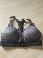 Sport-BH Domyos schwarz grau 