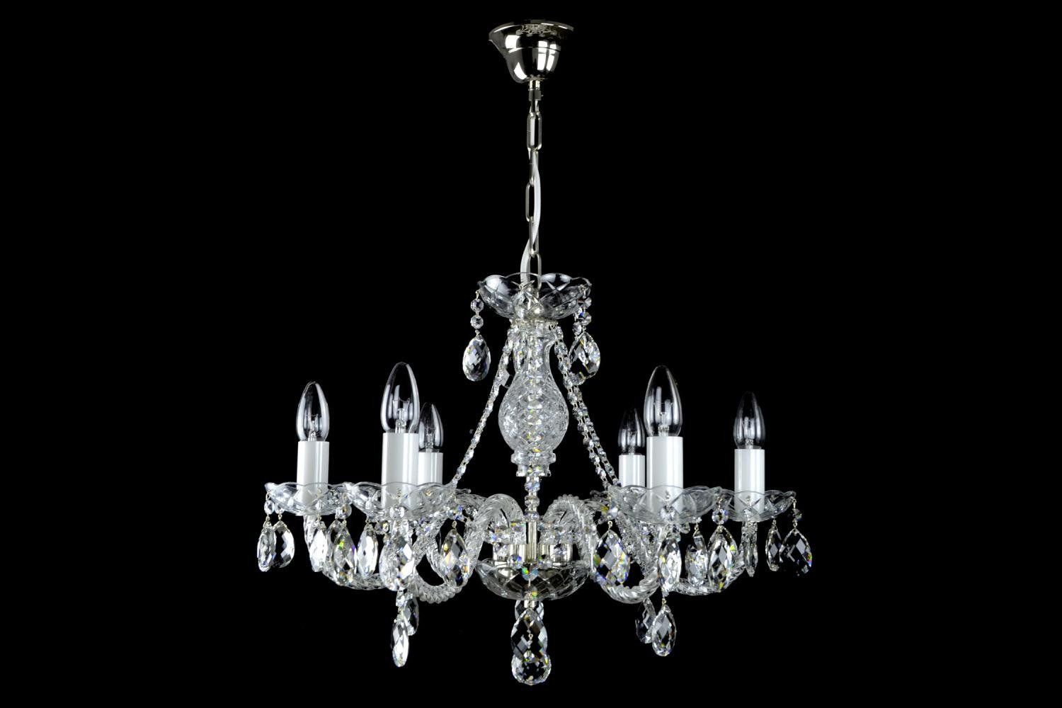 Lampadari & plafoniere: Kronleuchter Finesse 6 Silber – Nuovo e nell'imballaggio originale da Glattfelden venduto da Bohemiancrystal