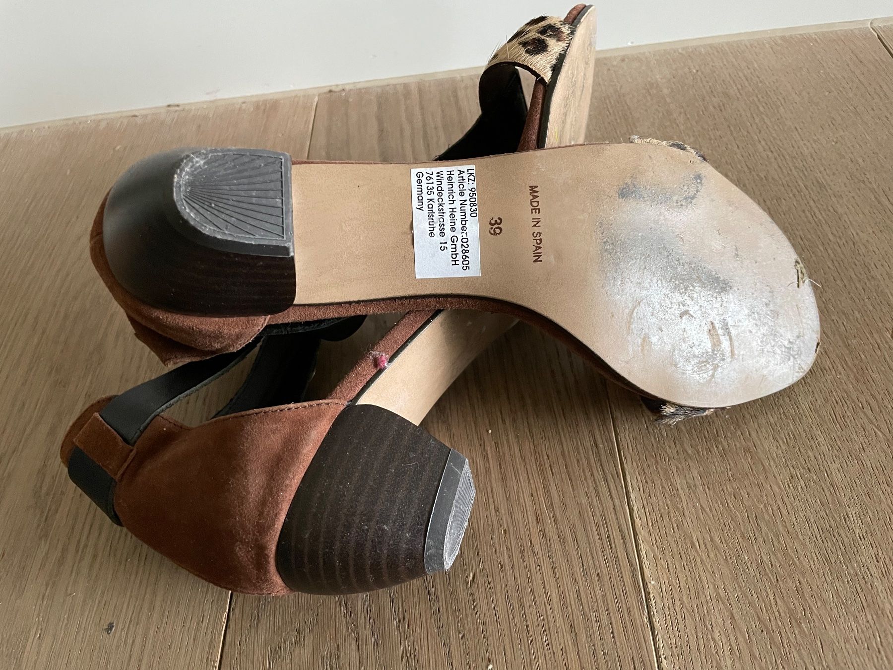 Heine Scarpe da donna: Schöne Sandalen von HEINE, 39 – Usato da Neuwilen venduto da bobbel01 2