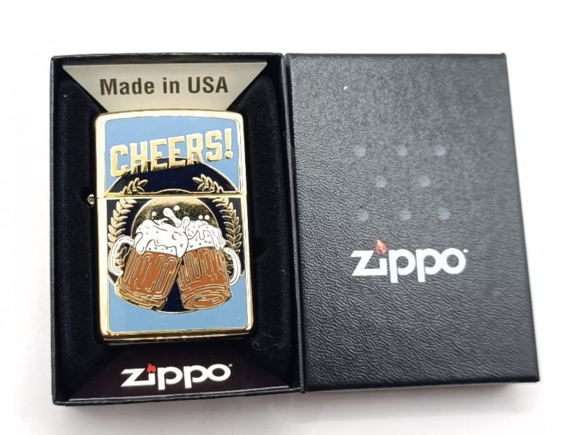 Zippo Accendini: ZIPPO Cheers Bier Emblem 2008115 – Nuovo e nell'imballaggio originale da Ennenda venduto da Benzinflamme 6
