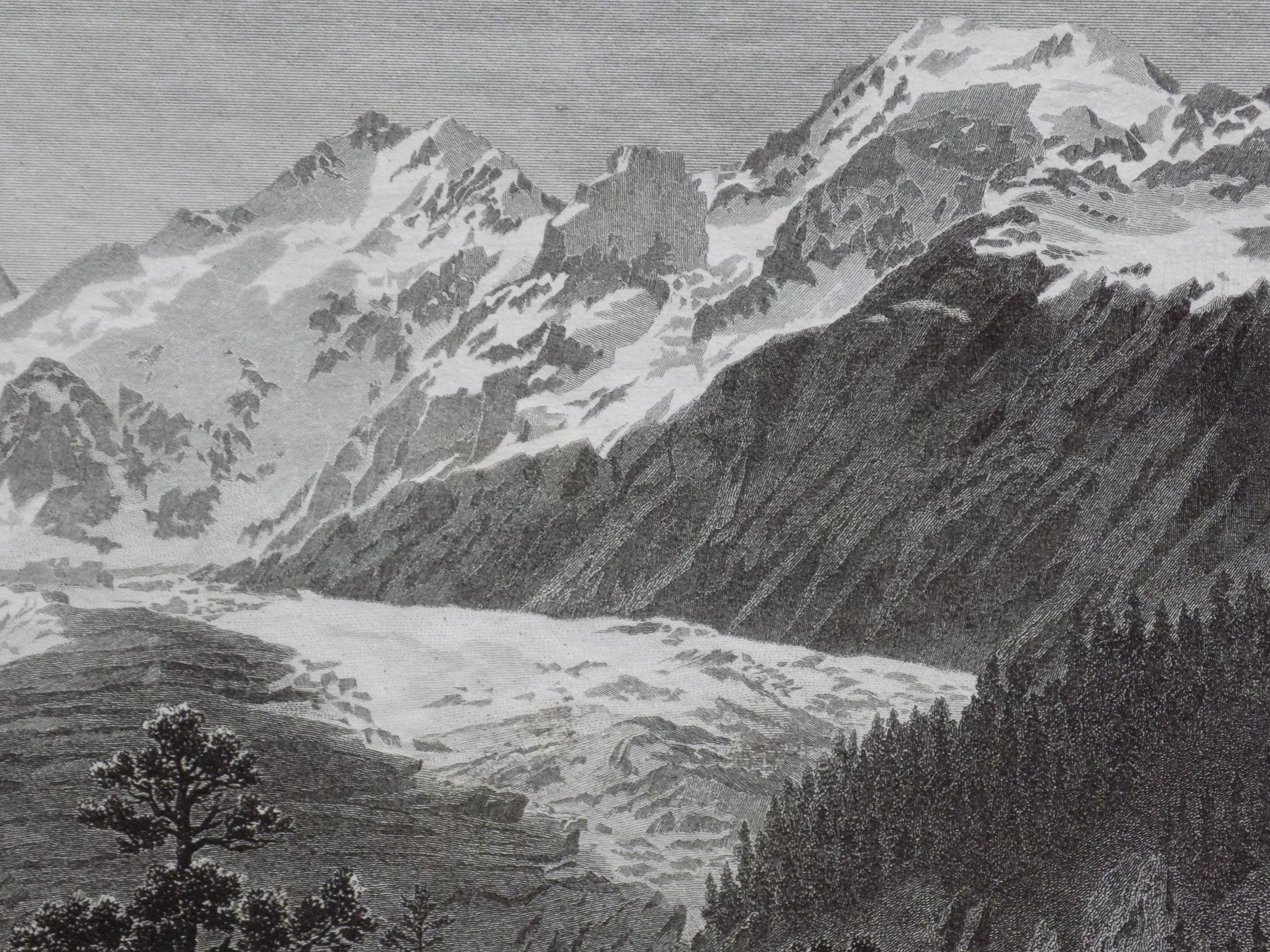 Incisioni: Berninakette Morteratsch Gletscher – Usato da Risch venduto da Rischli15 8