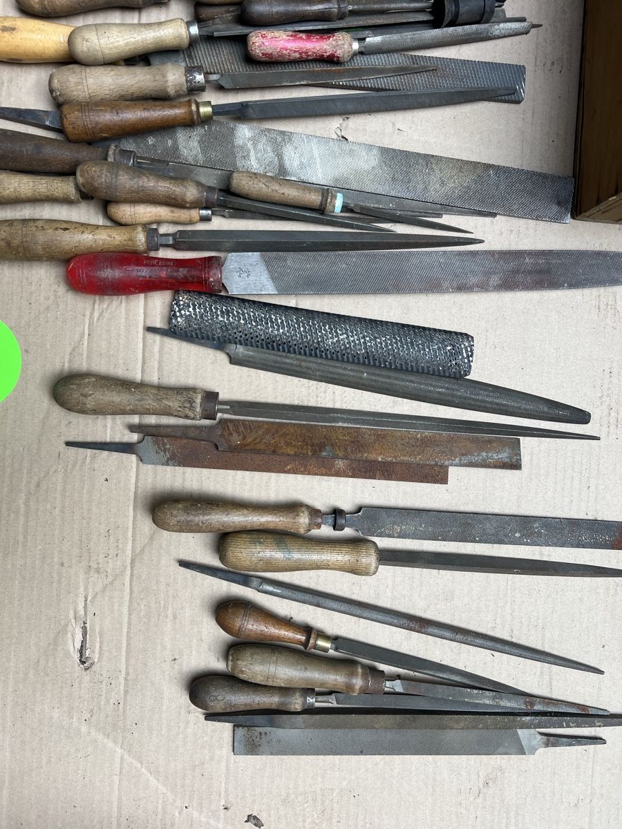 Tutti gli attrezzi: Riesenlot Eisen Feilen in Box – Usato da Neuenhof venduto da Willi111 2