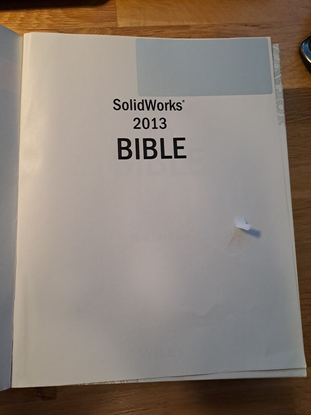 Libri: Book - Solidworks 2013 Bible – Usato da Rieden AG venduto da Werkstattlaedeli 2