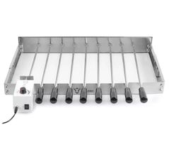 +BBQ-Toro Edelstahl Grillaufsatz mit 9 Spießen | 56 x 26-40
