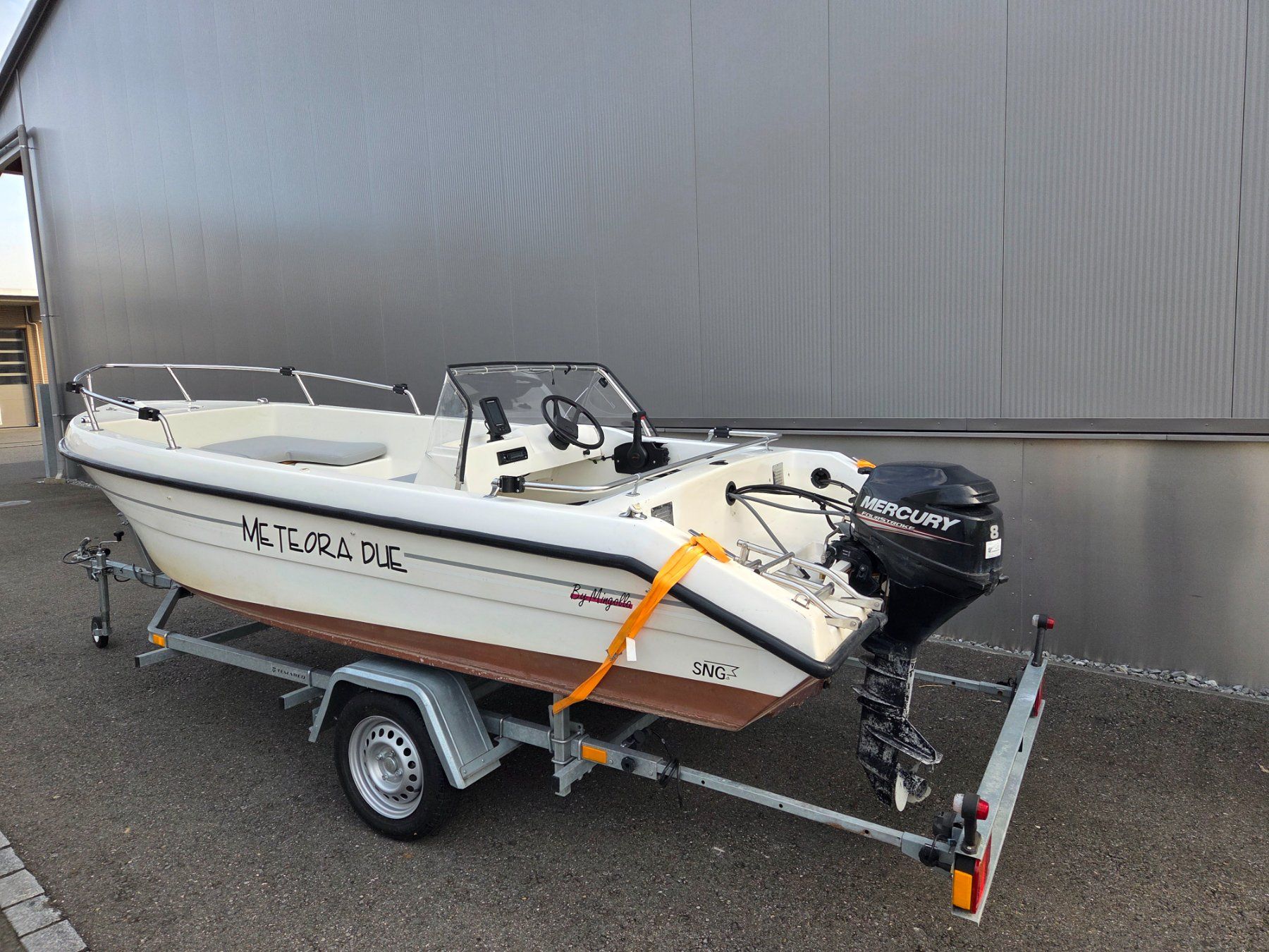 Boote: Motorboot Mingolla Meteo Due inkl. Trailer – Gebraucht aus Wangen Sz von RB1585 4