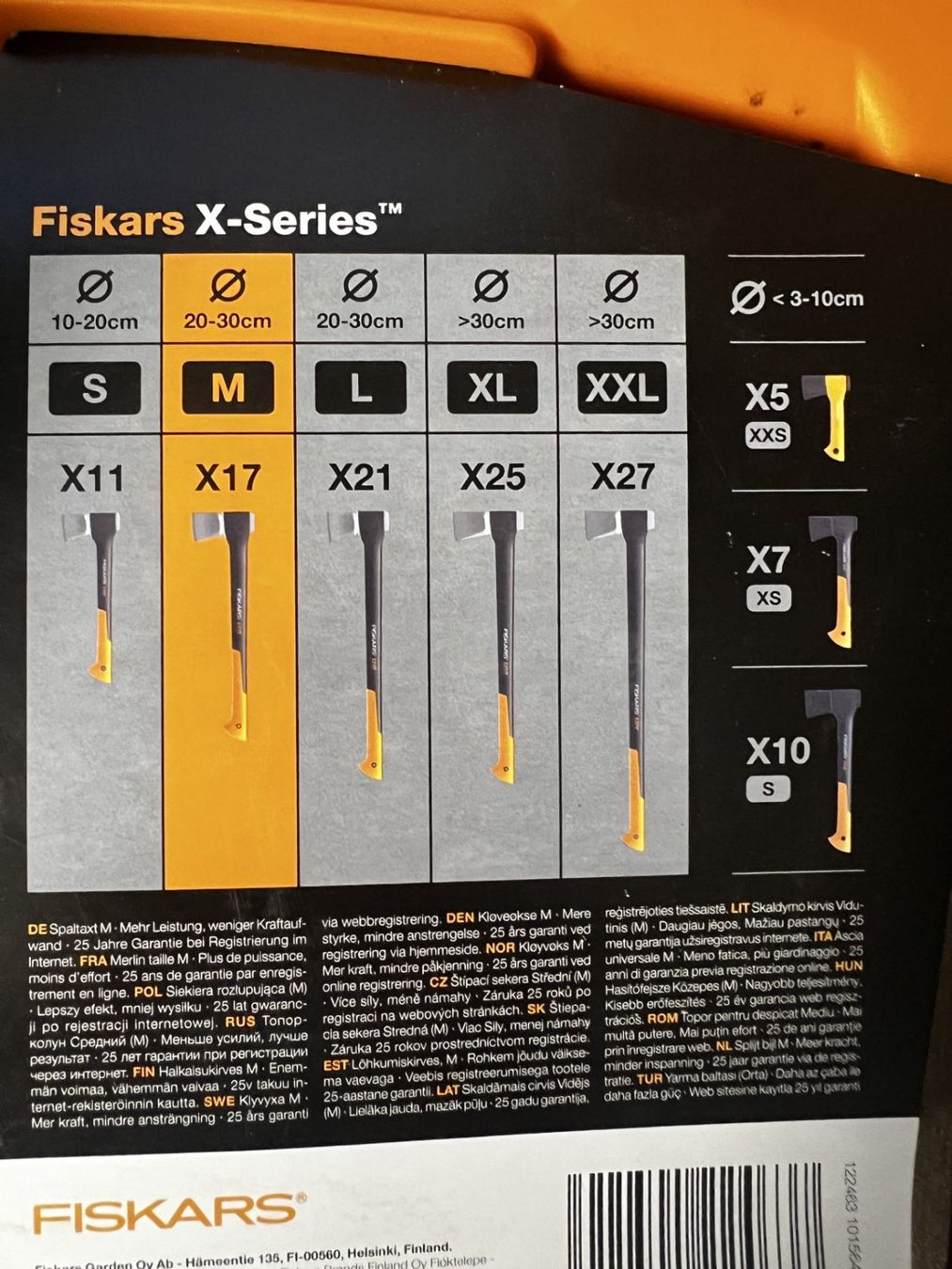 Fiskars Alle Werkzeuge: Fiskars Spaltaxt X-17 Neu & Original verpackt – Neu und originalverpackt aus Bülach von Jaslec4 2