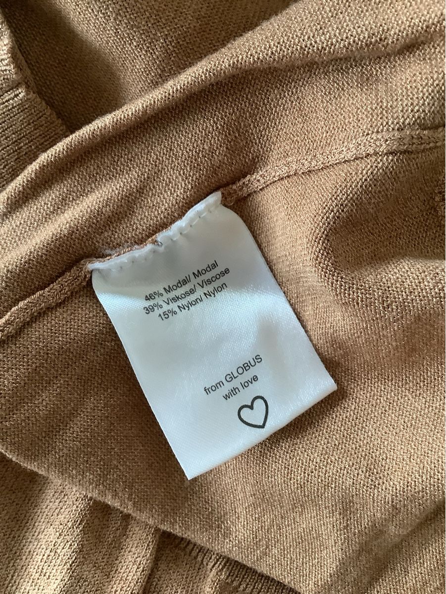 Globus Maglioni & Felpe: Globus Studio Long Pullover Kleid, Cognac, L/XL – Usato da Stäfa venduto da loveforeverlove 5