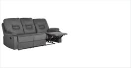 BERGEN 3‐Seater Reclining Sofa (Beliani) 