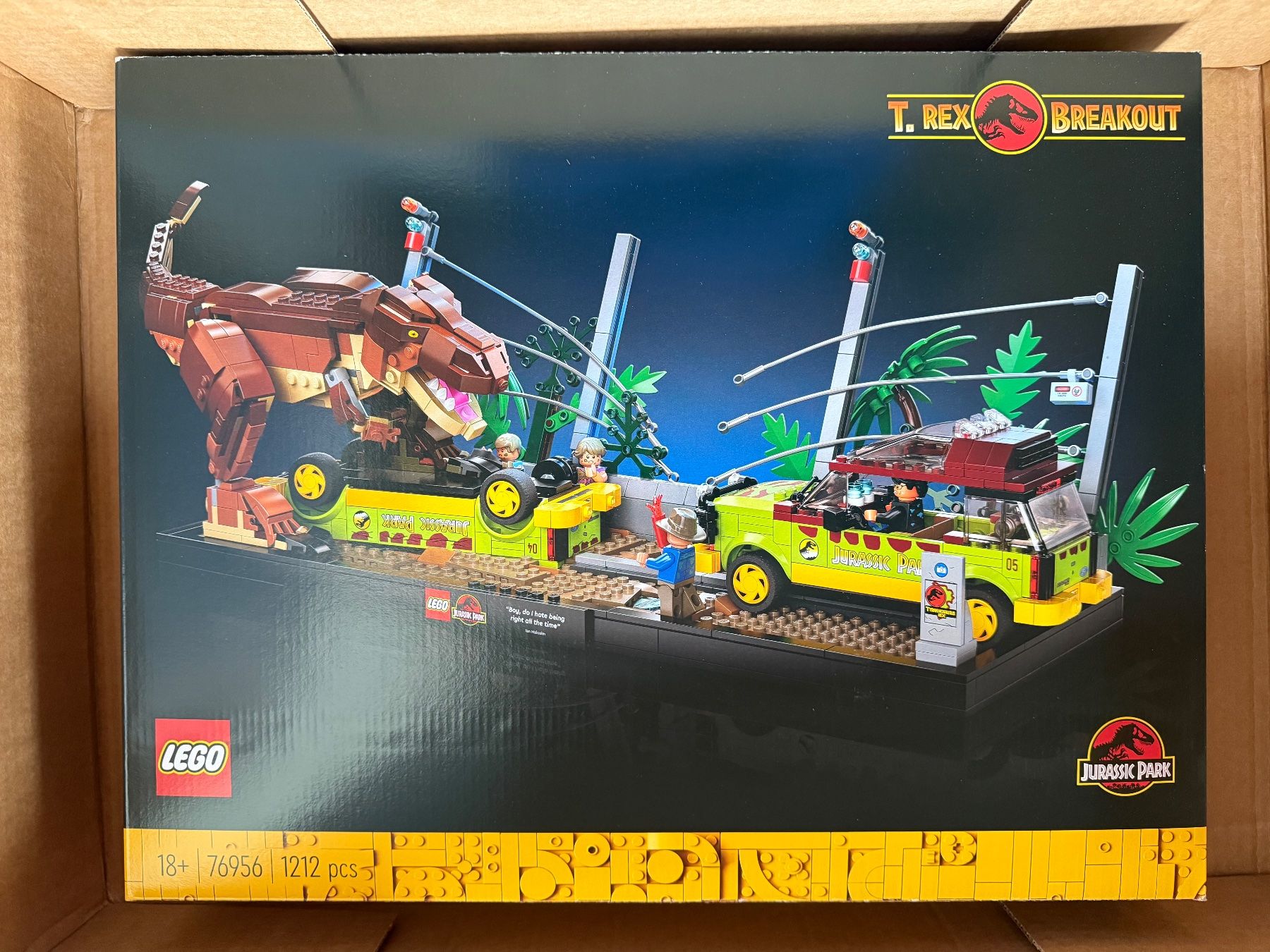 Lego Kit di costruzioni: Lego 76956 - Jurassic Park - T. Rex Breakout – Nuovo e nell'imballaggio originale da Basel venduto da zekzek