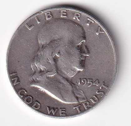 Tutti le monete: USA half Dollar 1954 s-ss – Usato da Neuchâtel venduto da karlpierrino