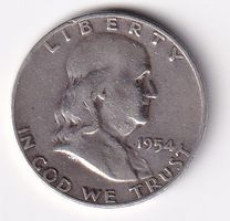 USA half Dollar 1954 s-ss