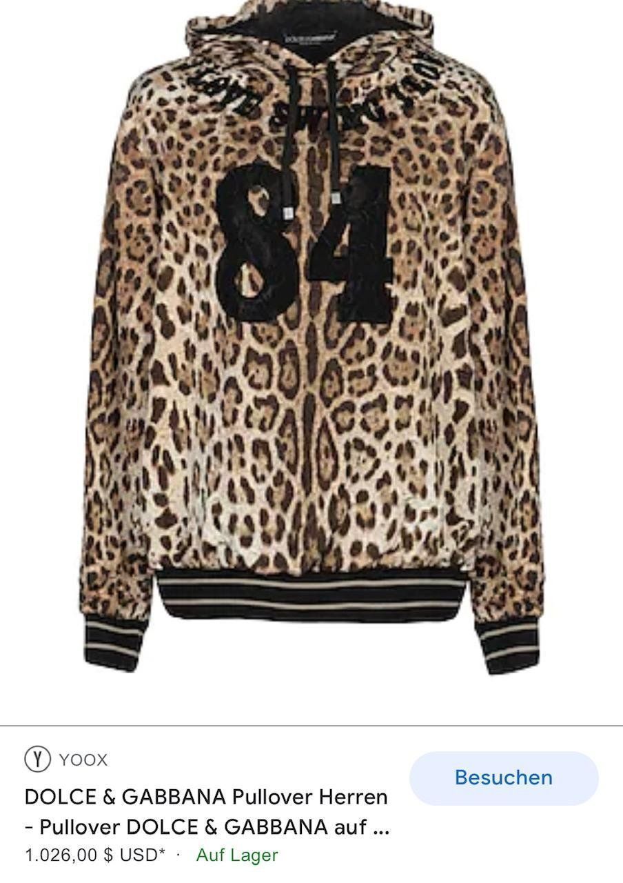 Dolce & Gabbana Maglioni & Felpe: Luxus: Dolce & Gabbana Leo Hoodie XL – Nuovo (secondo la descrizione) da Kreuzlingen venduto da shopaholicatheart_3 5