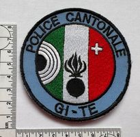 1 Polizei Abzeichen Police Cantonale Neuchatel - GI-TE