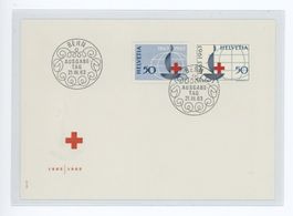 100 Jahre Rotes Kreuz 1963, Blockausschnitt mit Kat-Nr. 398