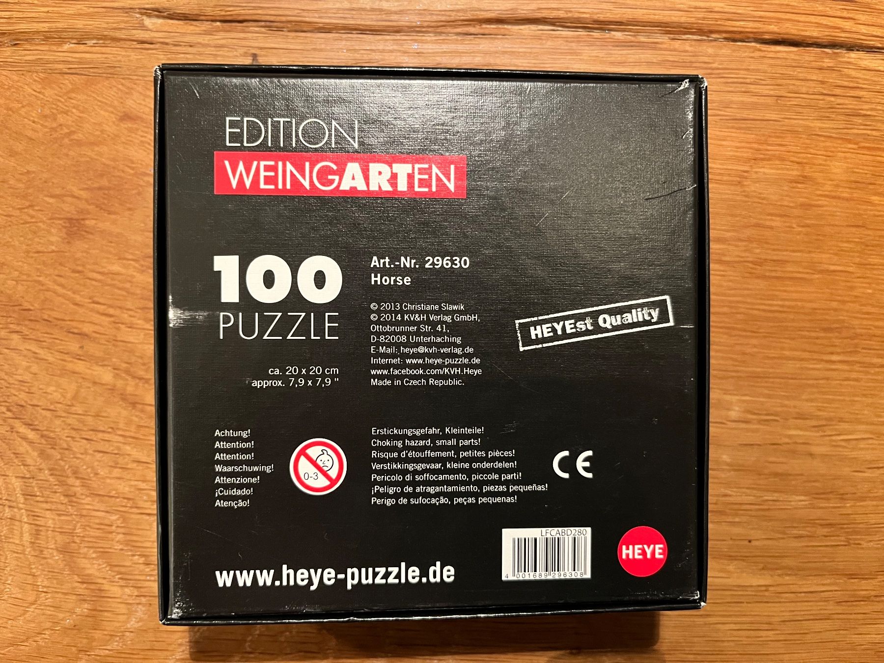 Heye Puzzle: Pferde-Puzzle 100 – Usato da Wohlen AG venduto da momo_1973 2
