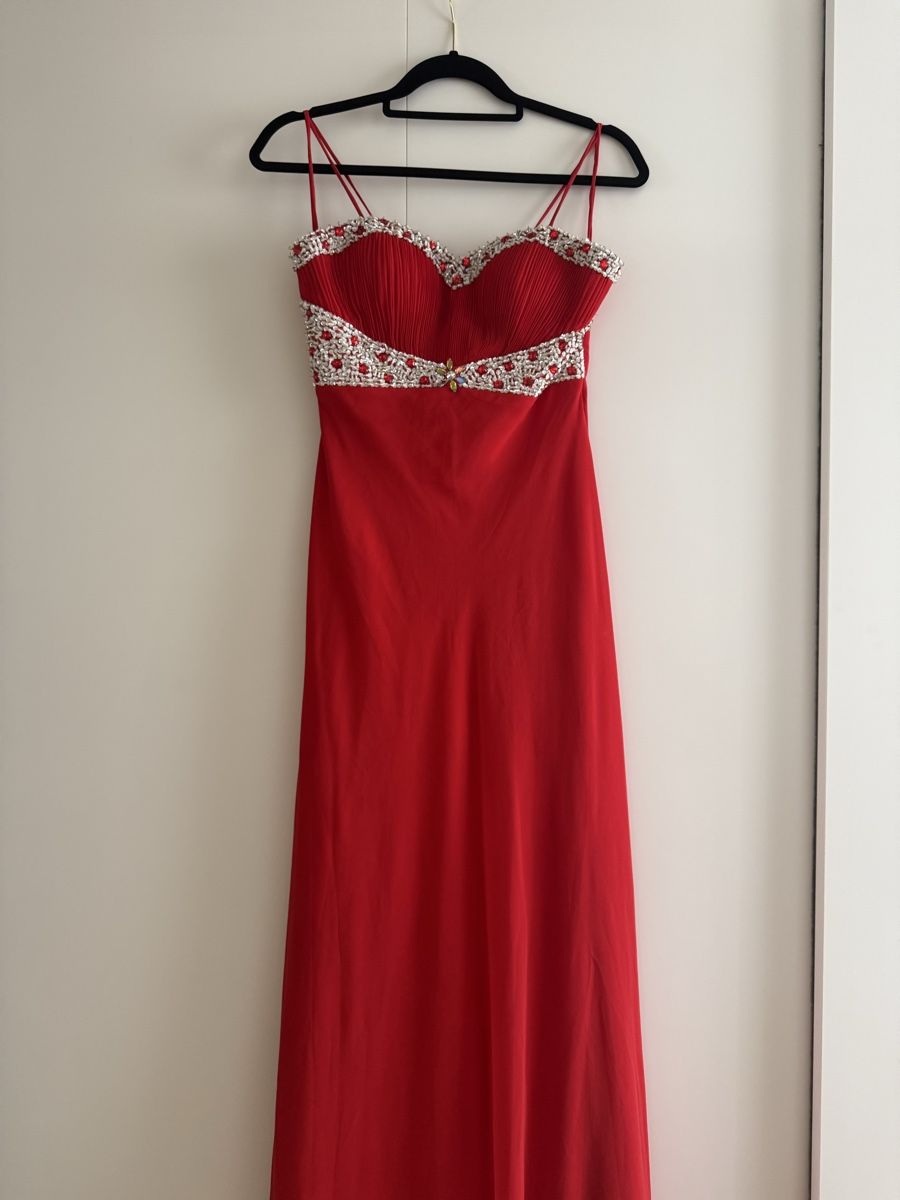 Vestiti: Abendkleid Rot S/M – Usato da Winterberg ZH venduto da dance2dance