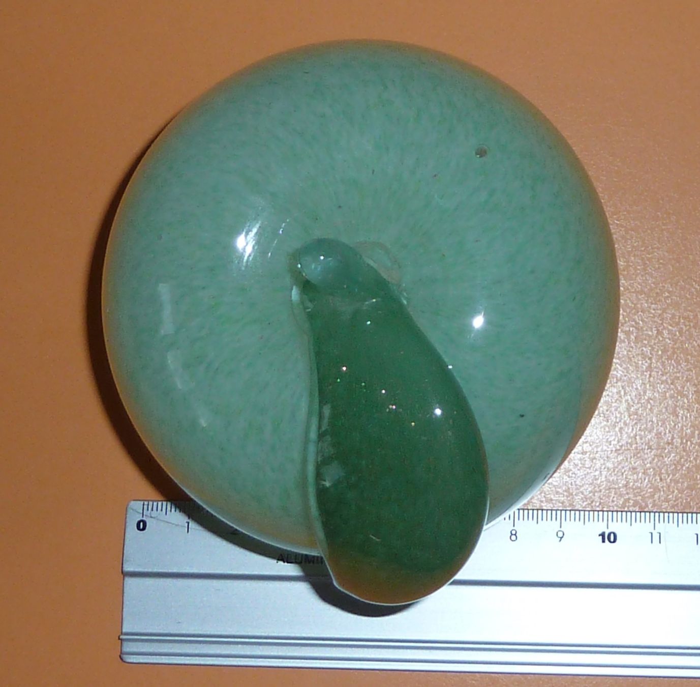 Bicchieri: Schönes schweres Glas, Apfel – Usato da Siebnen venduto da GluckPilz5684 3