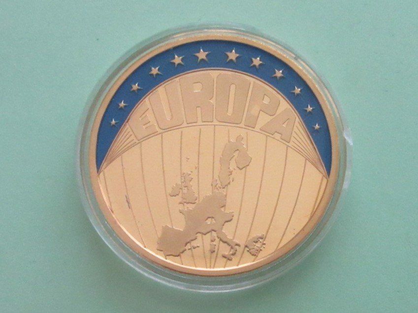 Medaglie: 3 Medaillen "EUROPA" - VERGOLDET – Nuovo (secondo la descrizione) da Degersheim venduto da Tforelle 2