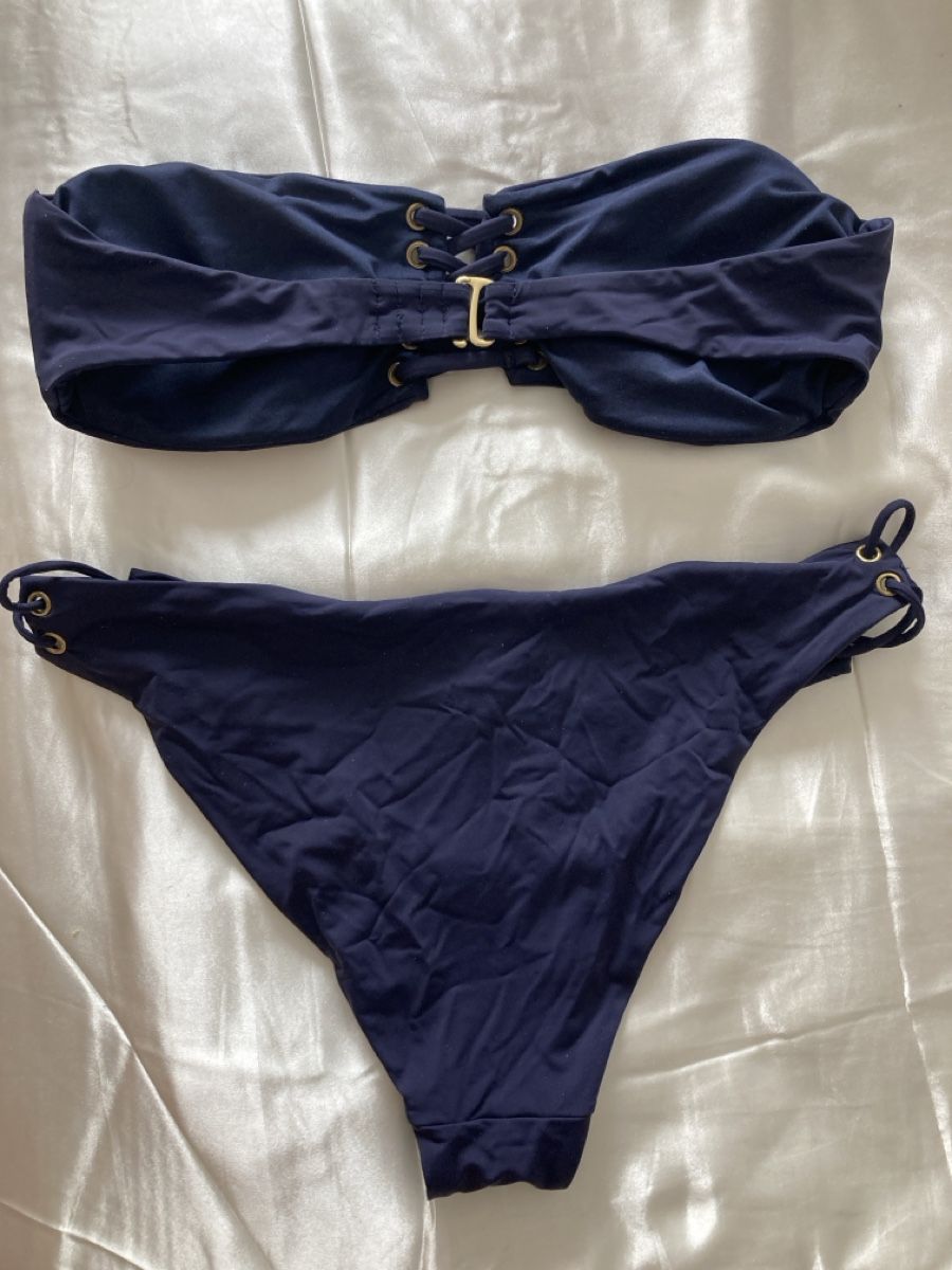 Badekleider & Bikinis: Dunkelblaue Bikini, Manor, L/XL – Gebraucht aus Azmoos von alix001 1