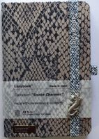 Lanybook "Snake Charmer", liniert, silber, A6