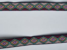 Stoff, Bordüre bestickt 440 cm