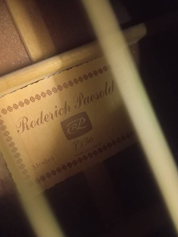 Strumenti musicali: Roderich paesold P130 guitar – Usato da Basel venduto da Petergunn 4