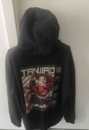 Sweat à capuche Demon Slayer Tanjiro - Taille M, Noir