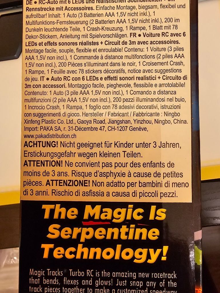 Giocattoli: MAGIC TRACKS TURBO RC – Nuovo e nell'imballaggio originale da Dintikon venduto da bonita099 3