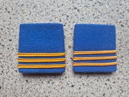 Gradabzeichen Patten Set Hauptmann Sanitätstruppen