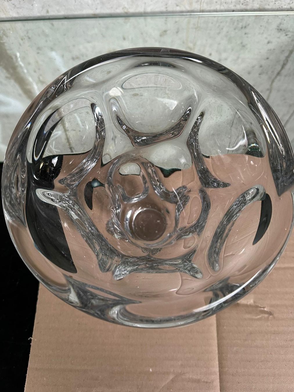 Vase & Récipients: Unique Hand Blown Vase - heavy decorative crystal vase – D'occasion à Lausanne par vas_mbk2 3