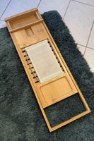 Badebrett aus Bambus, Badewannenablage