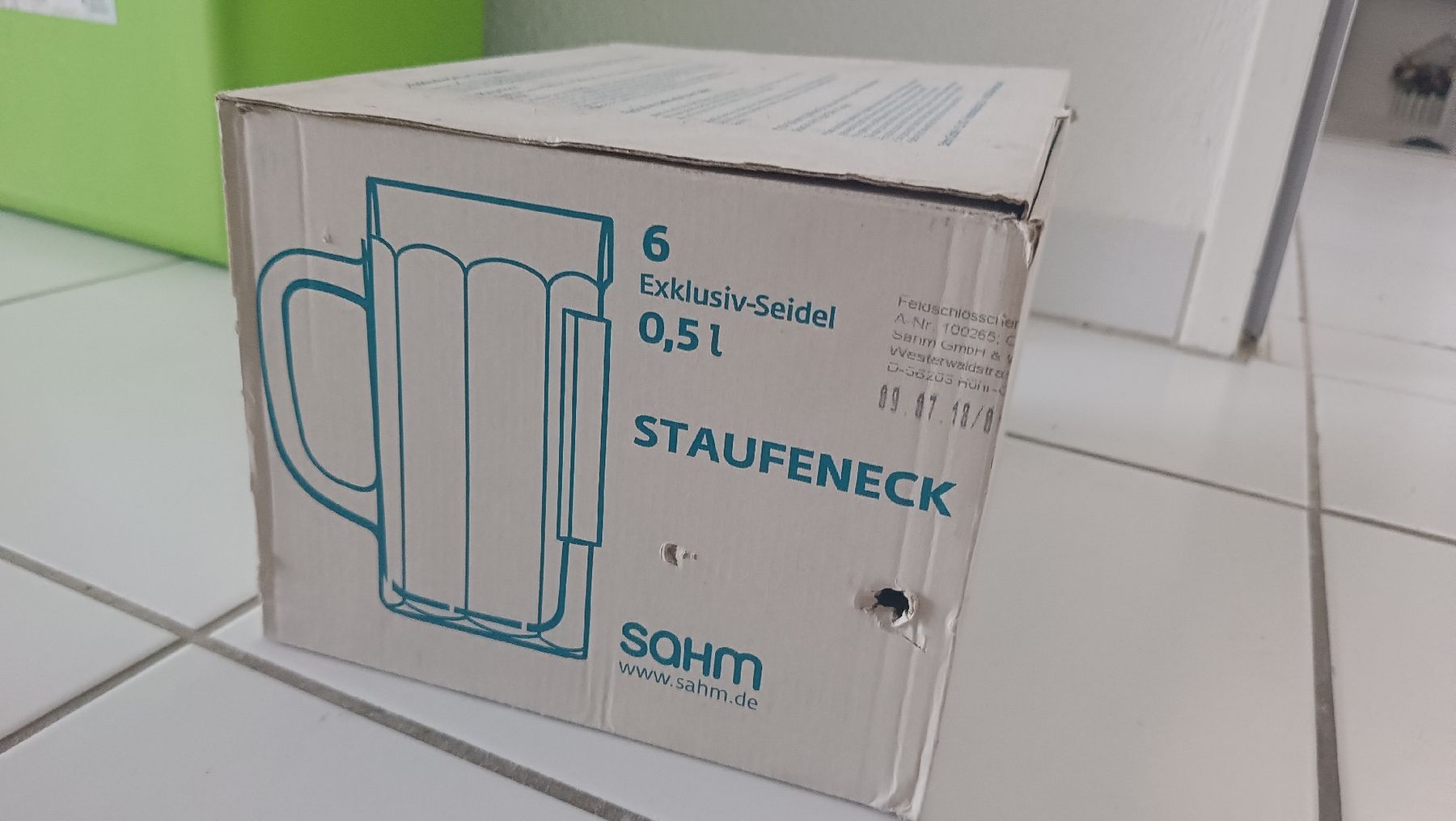 Feldschlösschen Bicchieri: SAHM Feldschlösschen Bierglas 6х0,5l  – Nuovo (secondo la descrizione) da Hägendorf venduto da aga_mh97 1