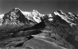 Grindelwald BE Panorama Eiger Mönch Jungfrau vom Männlichen
