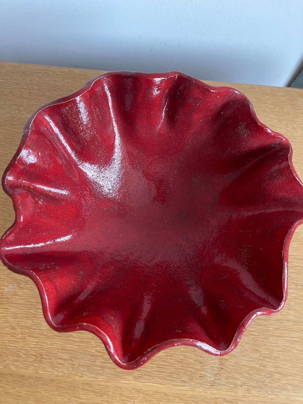 Schalen: Fruchtschale oder Deko Schale rot Keramik – Gebraucht aus Nussbaumen AG von HelenaDavid1910 3