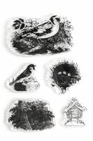 Neues Set Motivstempel  Vögel, Nester, Vogelhaus