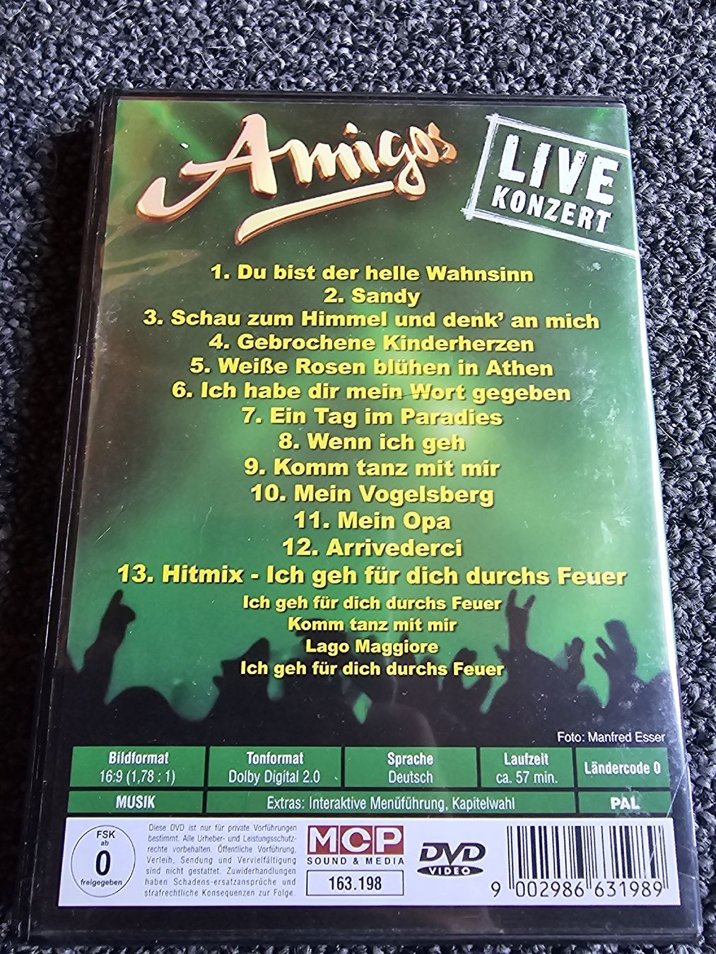 Tutti i DVDs: Amigos Live Konzert Teil 2 (22173) – Usato da Ruswil venduto da jan_bxl5 1