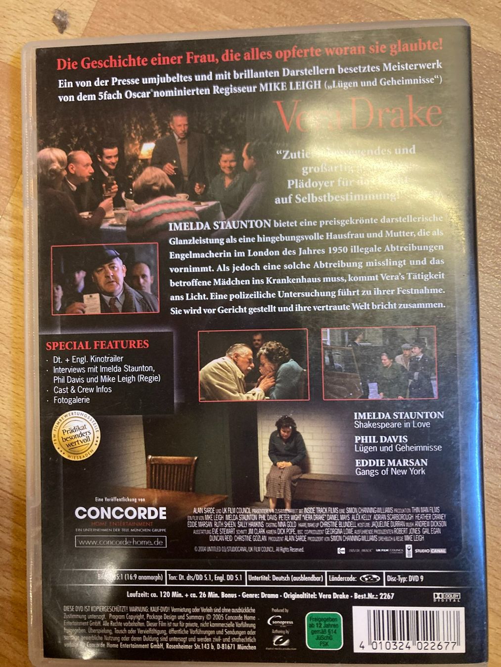 Tutti i DVDs: Vera Drake DVD – Usato da Gümligen venduto da Storcko 1