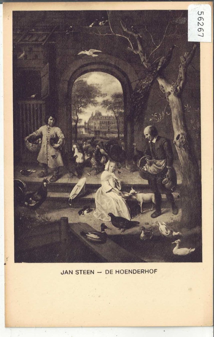 Ansichtskarten: Jan Steen - de Hoenderhof – Gebraucht aus Ettingen von Kartenplanet