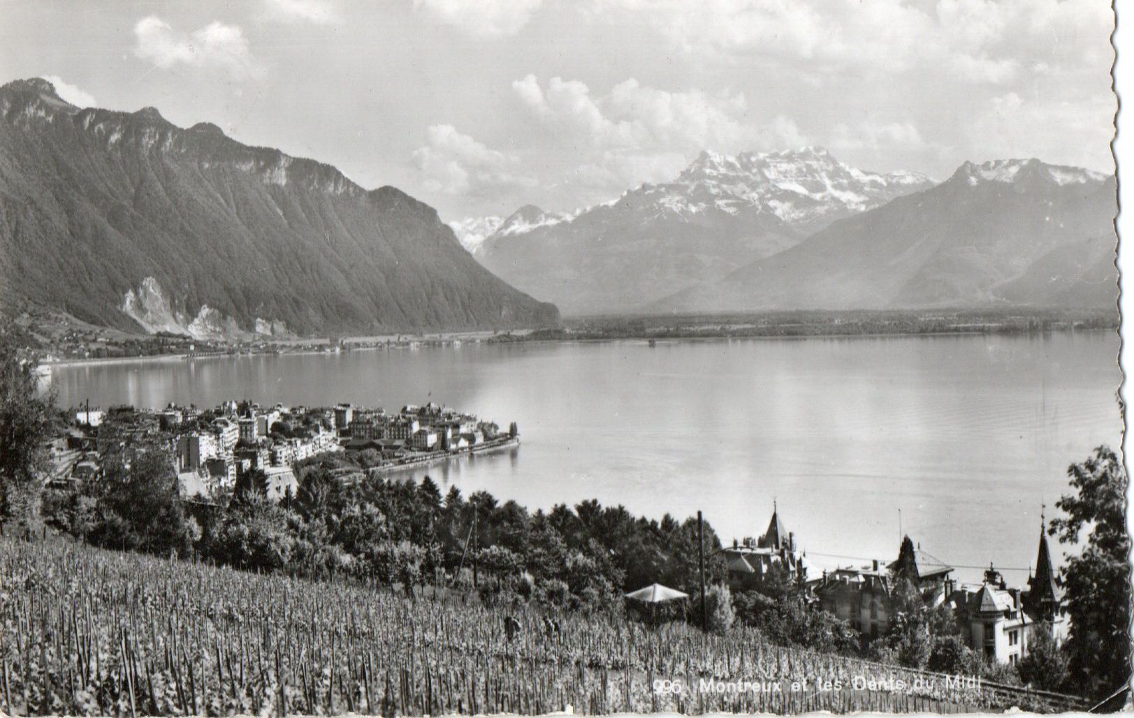 Ansichtskarten: Montreux – Gebraucht aus Melano von pisonsdro