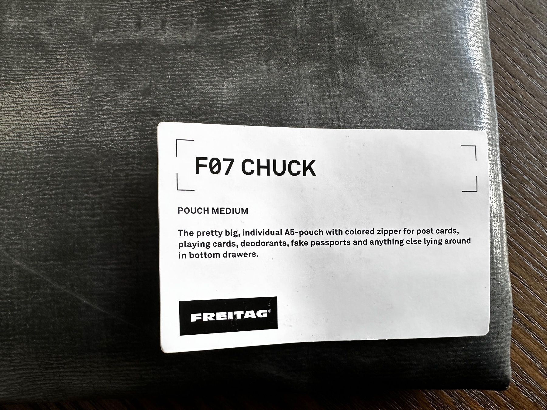 Freitag Borse: Freitag F07 CHUCK Pouch Medium schwarz neu – Nuovo (secondo la descrizione) da Haldenstein venduto da enie123 1