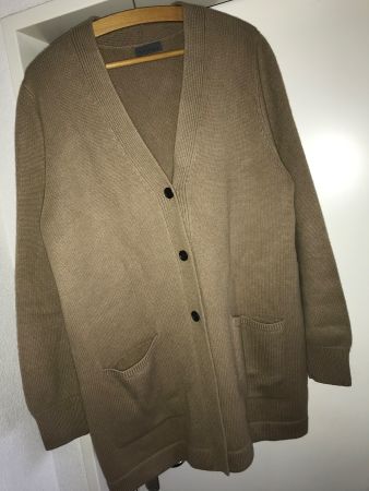 Wolljacke mit Kaschmir, camel, Gr. 40