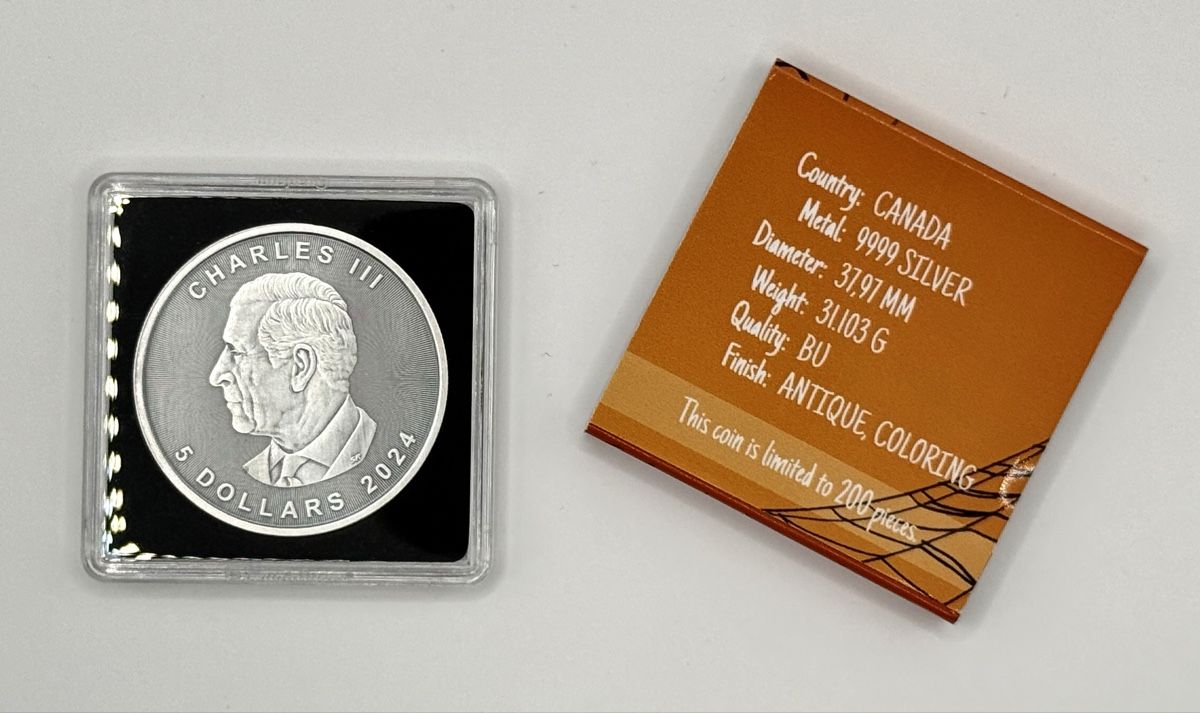 Tutti le monete: Maple Leaf 2024 Mr. Victor Skeleton 1 oz Silber-Lim 200 – Nuovo (secondo la descrizione) da Zürich venduto da Circle-9-Coins 1