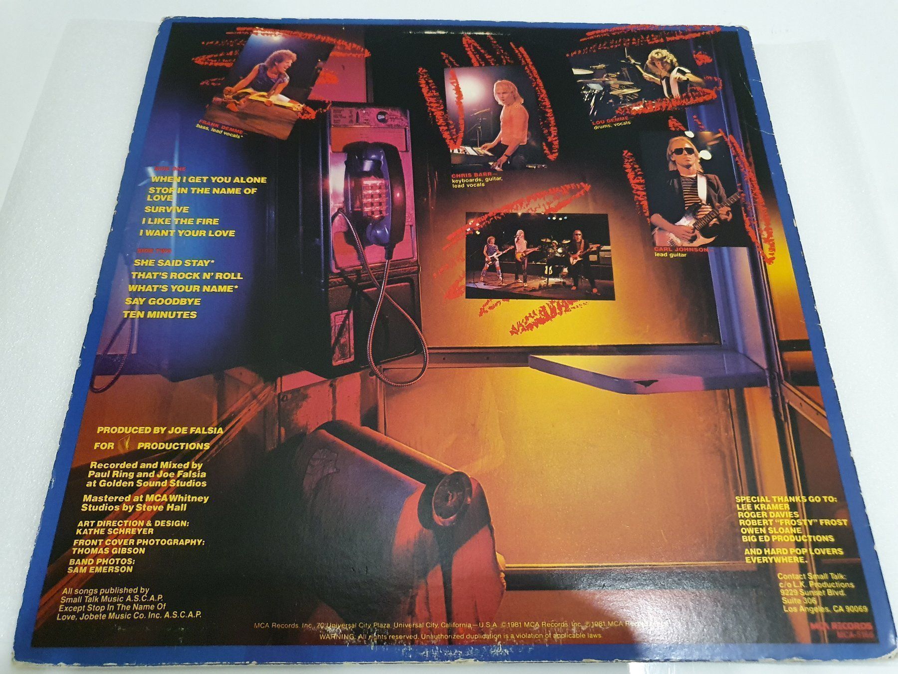 Dischi in vinile: Small Talk - Small Talk – Usato da Uster venduto da Vinyl-Leidenschaft 1