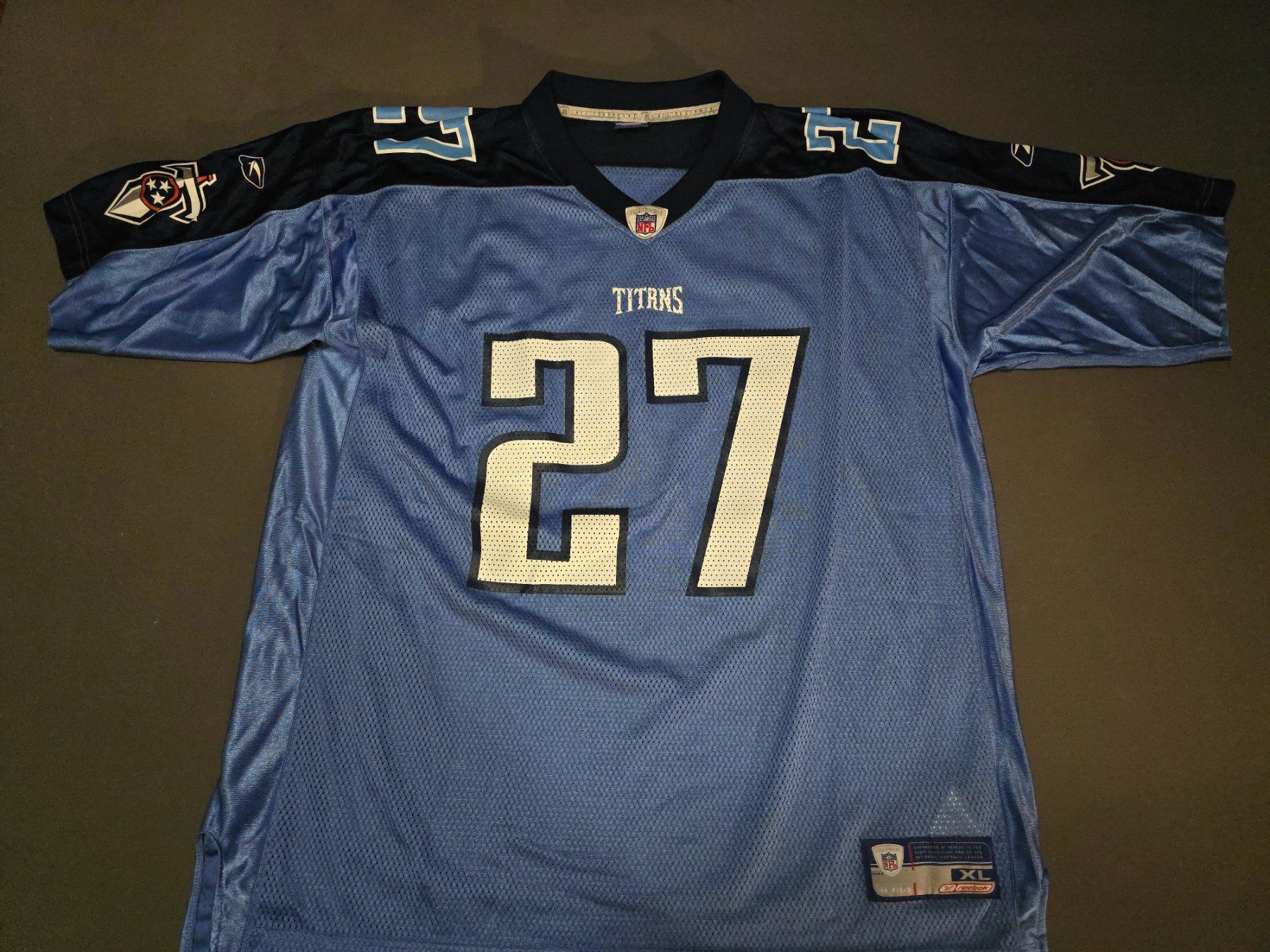 Reebok Canottiere & Pantaloni: NFL Trikot Tennessee Titans – Usato da Reigoldswil venduto da stonie73