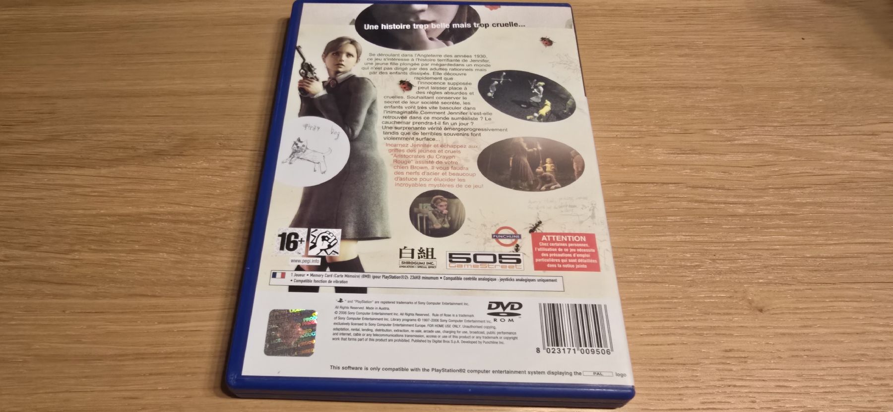 Sony Giochi: Rules of Rose PS2 en français – Usato da Le Noirmont venduto da desoto55 2